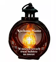 Febreze Žvakė mamai apvalus žibintas ant kapo Led statulėlė kapinėms