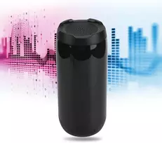Kompiuterio kolonėlės Bluetooth kolonėlė, nešiojama belaidė kolonėlė, naktinė lemputė, bluetooth kolonėlė namams, vakarėliams, laukui, kelionėms, paplūdimiui, gimtadienio dovana (juoda)