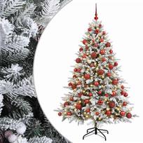 vidaXL Dirbtinė kalėdinė eglutė su rutuliuku 240 cm 300 LED