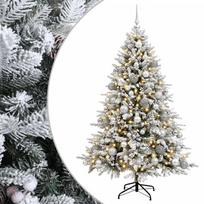 vidaXL Dirbtinė kalėdinė eglutė su rutuliuku 240 cm 300 LED