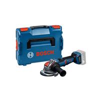 Bosch akumuliatorinis kampinis šlifuoklis GWS 18V-11PS, be akumuliatoriaus ir įkroviklio, L-BOXX lagaminas