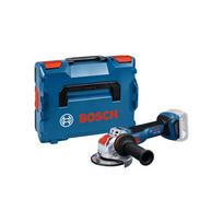 Bosch akumuliatorinis kampinis šlifuoklis GWX 18V-11 S, be akumuliatoriaus ir įkroviklio, L-BOXX lagaminas