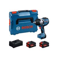 Bosch akumuliatorinis smūginis veržliasukis GDS 18V-1400, L-BOXX lagaminas, 2 × EXBA18V-80