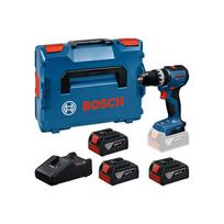 Bosch akumuliatorinis smūginis gręžtuvas-suktuvas GSB 18V-52, 3 × 5,0 Ah, L-BOXX lagaminas