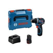 Bosch akumuliatorinis gręžtuvas-suktuvas GSR 12V-32, 2 × 2.0 Ah, L-BOXX lagaminas
