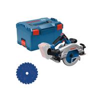 Bosch akumuliatorinis diskinis pjūklas GKS 18V-57, be akumuliatoriaus ir įkroviklio, L-BOXX lagaminas, su papildomu disku
