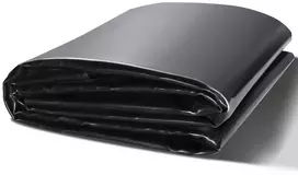 Tvenkinio plėvelė 4,6 x 6 metrai, EPDM medžiaga, 1,5 mm storio, juoda tvenkinio danga, žuvų tvenkinio plėvelė, vandens sodo plėvelė