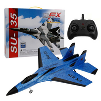 RC Nuotolinio valdymo lėktuvas SU-35 FX-620 (mėlynas)