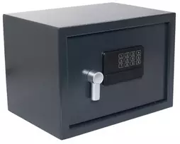 Saugus seifas, Pavo, A x P x G 25 x 35 x 25 cm, elektrinė spyna, tamsiai pilka