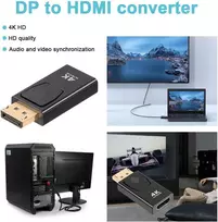 Axfee Displayport į Hdmi adapteris 4k, Dp į Hdmi keitiklis, Plug & Play