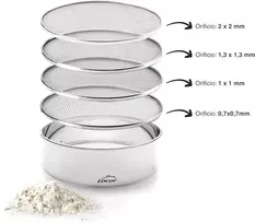 Lacor 68340 4 keičiamų tinklinių plokščių sietų rinkinys (20 cm)