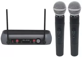 Belaidžiai karaoke mikrofonai Blow 2 x mikrofonas