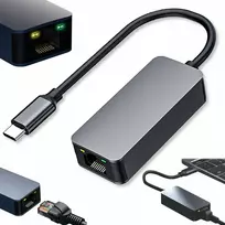 Access Arthon Usb-c Ethernet Hub 2.5Gbps Type-c adapteris usbc