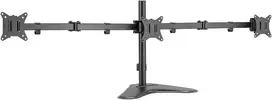 Laikiklis Logilink aliumininis 3 monitorių stovas 17-27" rankos ilgis 658 mm su išmaniojo telefono laikikliu