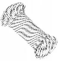 Pintas buriavimo lynas, baltas, 3 mm x 50 m, po