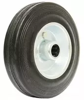Pilnas guminis ratas, ratukas 125 mm be tvirtinimo
