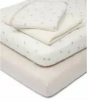 Mothercare 4 dalių rinkinys lovytei: 2x paklodė, 2x antklodė 120x155