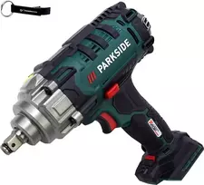 Komplektas - Parkside® 20 V akumuliatorinis smūginis veržliasukis Passk 20-li C4 + raktų pakabukas