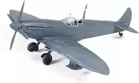 Airfix Forces Of Valor 1:72 britų spitfire mk.ix 1942 m. rugpjūtis - pastatomas modelis, modeliavimas, diorama modelis, karinis modeliavimas, plastikinis rinkinys, vidutinis