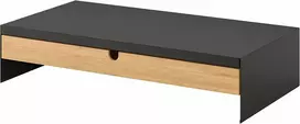 Laikiklis Ikea Elloven Monitoriaus stovas su stalčiumi, antracito spalvos