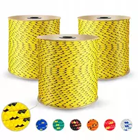 Universalus polipropileno pintas laivybos geltonas lynas 3mm 60m