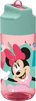 Disney Minnie Mouse 35607 vaikiška gertuvė su integruotu šiaudeliu, apie 360 ml talpos, nepralaidi, skirta mokyklai, sportui ir laisvalaikiui