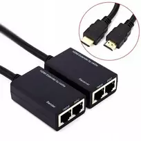 Pawonik hdmi į lan konverterio kabelis per vytos poros rj45 30m