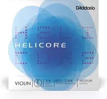 D'addario Helicore 3/4 Scale Medium Tension Single E styga smuikui