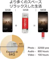 Leizhan Type C usb atmintinė 32gb atmintinė otg (on the go) u diskas 2 viename usb 3.0 ir type-c rašiklis usb atmintinė, skirta type-c android išmaniajam telefonui