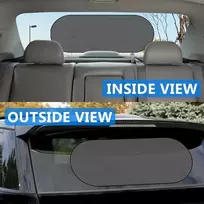 Totmox automobilio galinio lango saulės skydelis su siurbtuku lengvam montavimui universalus apsauginis ekranas