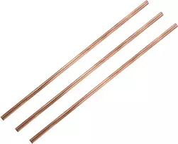 Sourcing map varinis apvalus vamzdis, 300 mm ilgio, tiesi žarna, atsparus oro sąlygoms su plastiškumu, 7 mm išorinis skersmuo, 0,2 mm sienelės storis, 3 vnt.