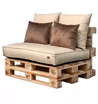 Sodo pagalvių komplektas paletėms, sodo baldams 120x80x15