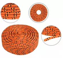 Virvė polipropileninė pinta stipri oranžinė 10mm 100m