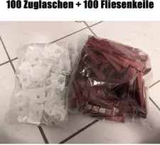 200 dalių plytelių lyginimo sistema 3 mm plytelių klojimo pagalbos rinkinys 100 traukimo skirtukų + 100 plytelių pleištų