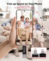 Ablaze usb c atmintinė 128gb, usb atmintinė 5 vnt. otg 2-in-1 usb 3.0 atmintinė, dviguba usb a + type c atmintinė, skirta type-c mobiliesiems telefonams, išmaniesiems telefonams, nešiojamiesiems kompiuteriams, pc, planšetiniams kompiuteriams, mac