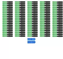 100 vienetų Sc/apc įmontuotas stiklo pluošto greito sujungimo perdavimo linijų jungties adapteris (tiesus kištukas)