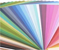 Vaessen Creative 2927-999 Florence popierius, tamsios spalvos, 216 g/m², din a4, 60 vienetų, glotnus, skirtas scrapbooking'ui, atvirukų gamybai, štampavimui ir kitiems popieriaus amatams, įvairiaspalvis