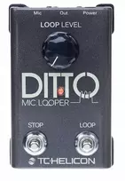 Ditto Mic Looper profesionalus vokalo kilpų įrašymo efektas Tc Helicon