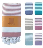Momomus Xxl paplūdimio pledas, didelis, be smėlio, rožinis, 210x240 cm