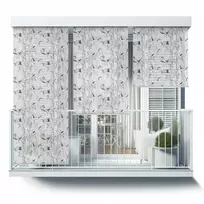 Vertikali markizė, ekraninė roletė, išorinė roletė 100x290 Gervės ir bambukai