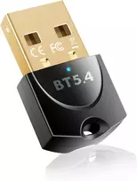 Banaone Bluetooth adapteris Pc, 5.4 Bluetooth dongle, skirtas pelei, klaviatūrai, ausinėms, mobiliajam telefonui, Usb Bluetooth adapterio valdiklis, Bluetooth stick, skirtas Windows 11/10/8.1/7 (a)