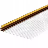 Langų apdailos profilis su Pvc tinkleliu rudas 3m 15vnt