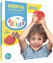 Artista 9315142 magnetinė piešimo lenta obuolys, magnetinė piešimo lenta, stebuklinga lenta vaikams nuo 3 metų