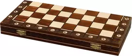 Sunrise Chess Games Sunrise Chess Consul šachmatai: elegantiškos rankomis apdirbtos medinės figūros, rankomis tapyta šachmatų lenta, kruopščiai nušlifuota, optimaliai subalansuota kasetė su įdėklu