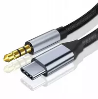 Kabelis adapteris usb-c į mini-jack 3,5 mm 100cm
