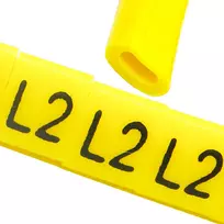 Žymeklis laidams geltonas Oz-0 L2 100vnt