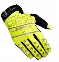 Husar Cross Fluo motociklinės pirštinės bekelei keturračiams enduro