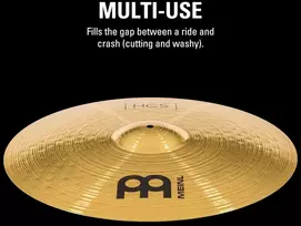 Meinl Cymbals Hcs Crash-ride – 20 colių (vaizdo įrašas) būgnų lėkštės (50,8 cm) žalvario tradicinė apdaila (hcs20cr)