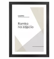 Rėmelis 40x60 nuotraukų rėmeliai nuotraukoms juodas Mdf rėmas Cadro