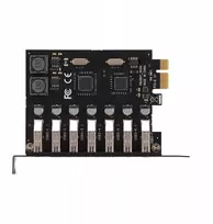 Adapteris pci-e į 7x usb 3.0 5gpbs pci-ex1 x4 x8 x16 su-3057v